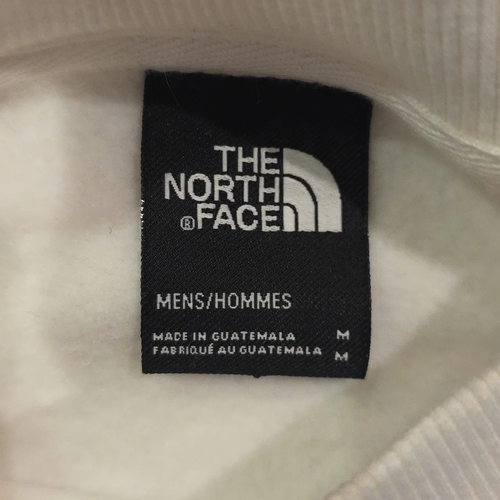 The North Face Men's White and Black All Over‎ Graphic Sweatshirt M